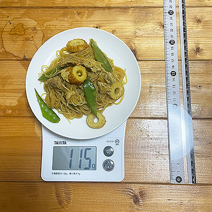 小皿1皿分のカレービーフン