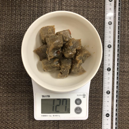 小皿1皿・1人前のこんにゃくの甘辛煮