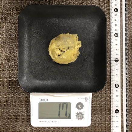 1個分のしいたけの天ぷら