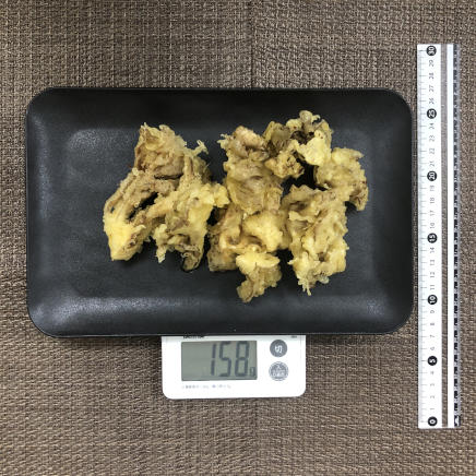 中皿1皿・1人前の舞茸の天ぷら