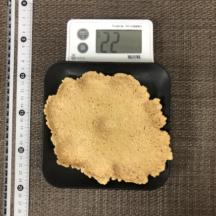 15cm1枚分の豆腐せんべい