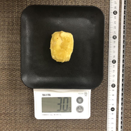 1個分の豆腐の天ぷら