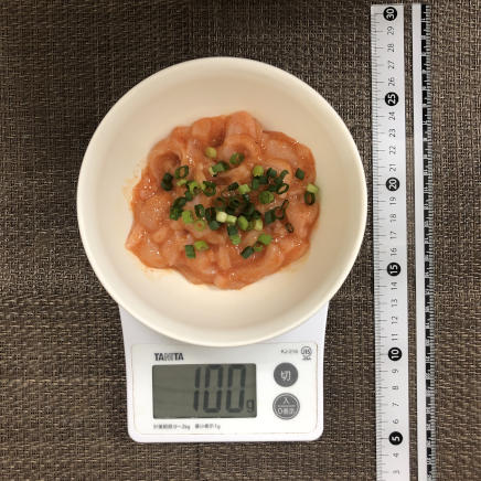 100g分のイカ明太子