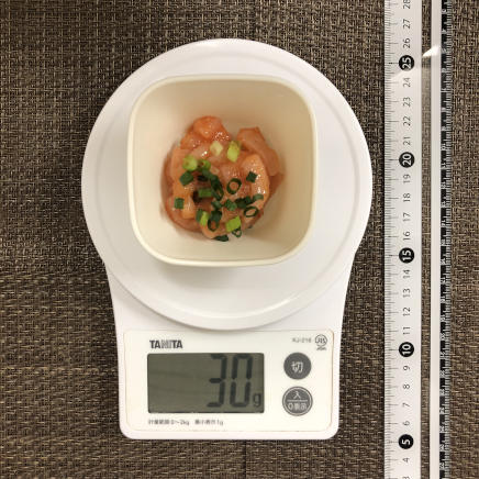 おつまみ皿1皿分のイカ明太子