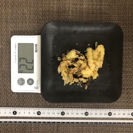 半人前のさきいかの天ぷら