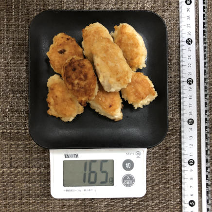 中皿1皿・8個分のささみのナゲット