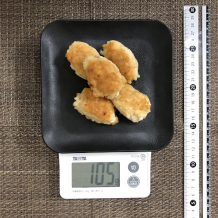 5個分のささみのナゲット