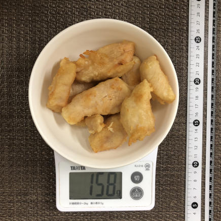 中皿1皿・1人前のサラダチキンの唐揚げ