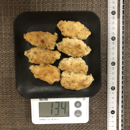 7個分の黒胡椒ガーリックナゲット