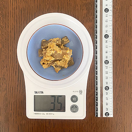 小皿1皿分のうどの卵とじ