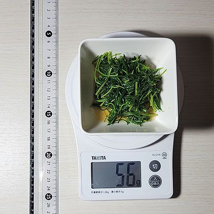 小鉢1杯分のおかひじきのおひたし