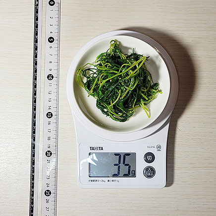 小鉢1杯分のおかひじきのナムル