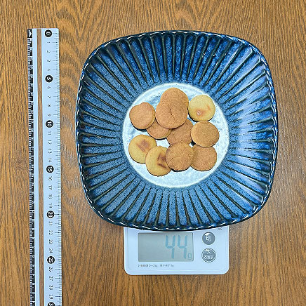 中皿1皿分のおからパウダークッキー