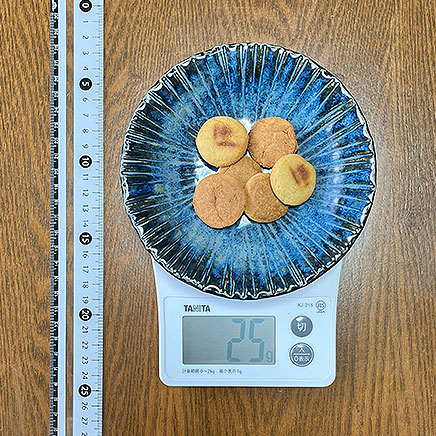 小皿1皿分のおからパウダークッキー