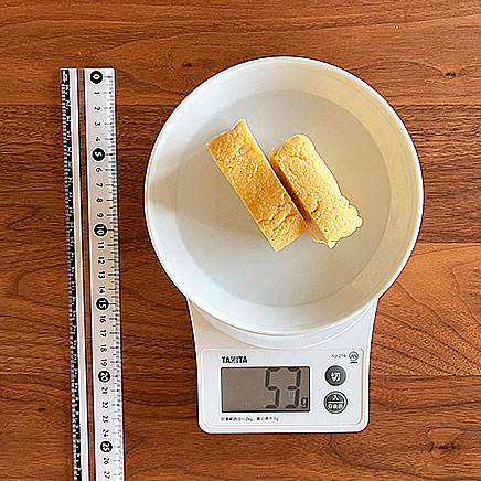 2切れ分のおからのパウンドケーキ