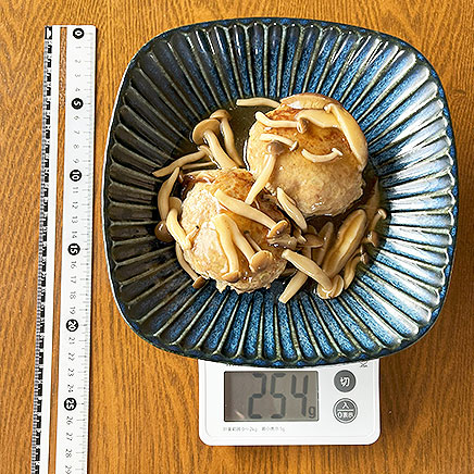 2個分のあんかけハンバーグ