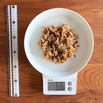 大皿1皿分のじゃこの佃煮