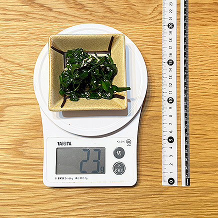 小皿1皿分のニラの胡麻和え