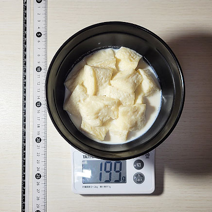 中鉢1杯分・1人前のパン粥