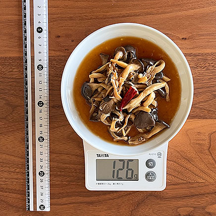 深皿1杯分のひらたけのマリネ