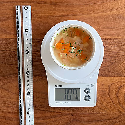 小鉢1杯分のペイザンヌスープ