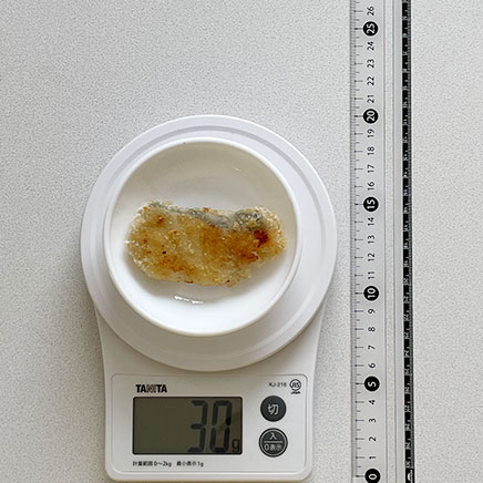 1切れ分のたらのパン粉焼き