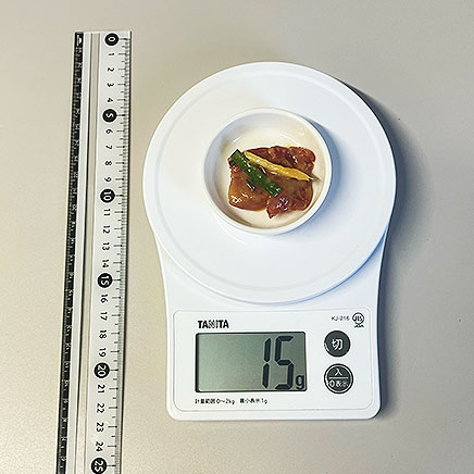 豆皿1皿分のマグロの酢味噌和え