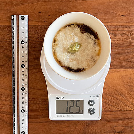小鉢1杯分のもずくとろろ