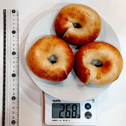 3個分のおからベーグル