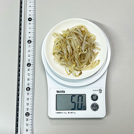 小皿1皿分のもやしの酢の物