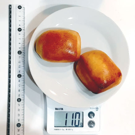 2個分のマスカルポーネパン