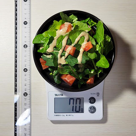 中皿（中）1皿分のルッコラのサラダ