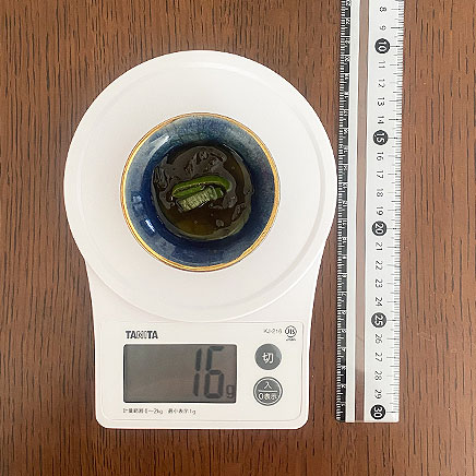 小鉢1皿分の沖縄もずくスープ