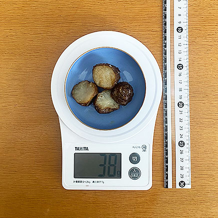 小皿1皿分の菊芋の素揚げ