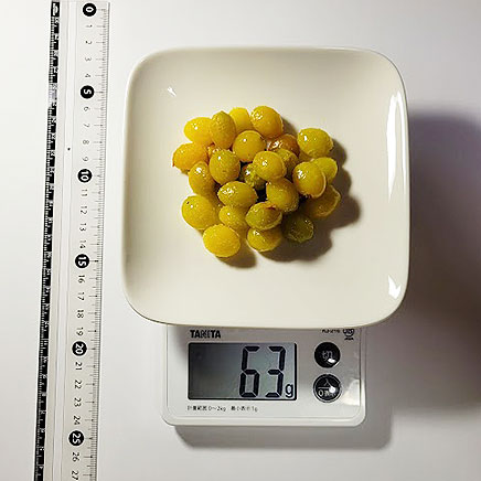 中皿1皿分の銀杏の素揚げ