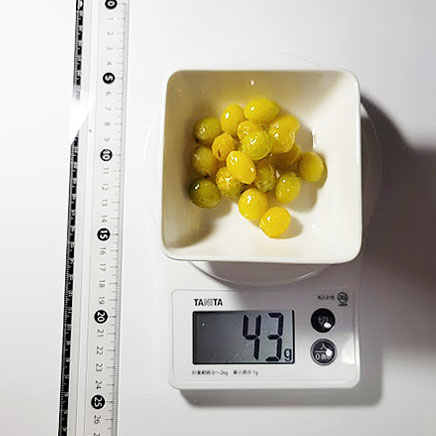 小鉢1杯分の銀杏の素揚げ