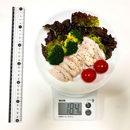 大皿1皿分の鶏むねサラダ