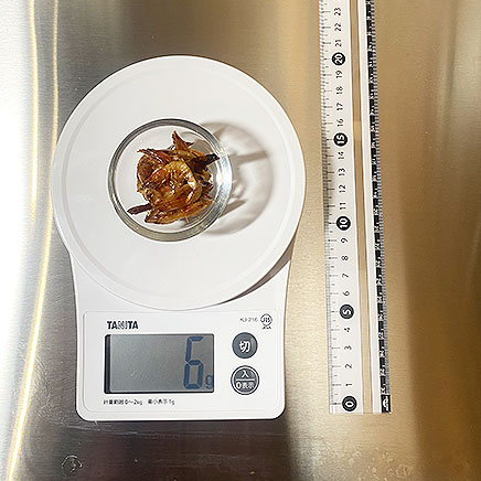 豆皿1皿分の桜えびの佃煮