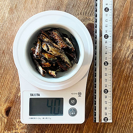 小鉢1杯分の煮干しの佃煮