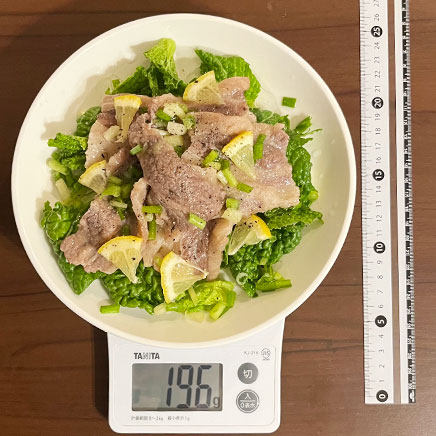 中皿1皿分の牛肉のカルパッチョ