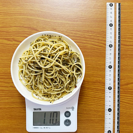 深皿(小)1皿分のとんぶりパスタ