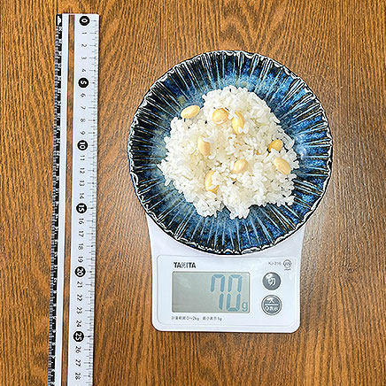 小皿1皿分の大豆ご飯