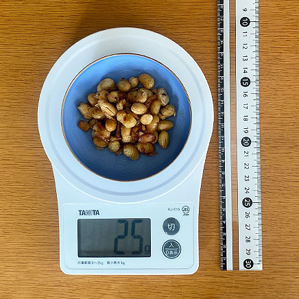 小皿1皿分の大豆の炒め物