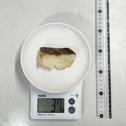 1/2切れ分の白身魚のソテー