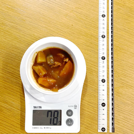 汁椀(小)1杯分のハヤシシチュー