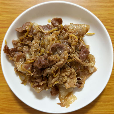 豚肉のしぐれ煮