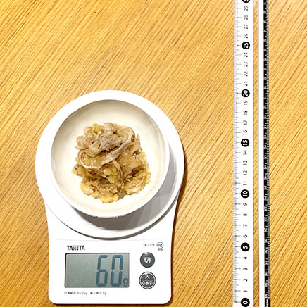 小鉢1杯分の豚肉のみぞれ煮