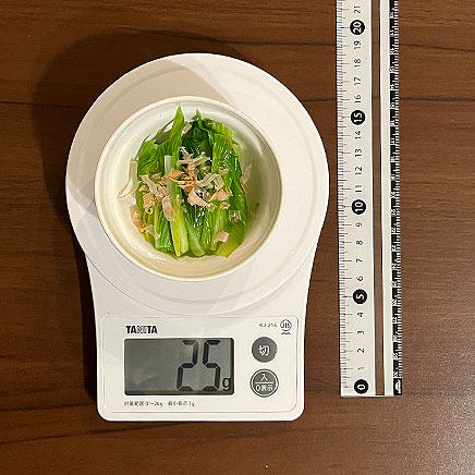 小鉢1杯分のうるいのおひたし