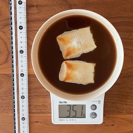 中鉢（中）1杯分のおしるこ