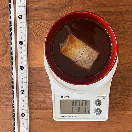 汁椀1杯分のおしるこ